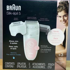 Braun Silk Epilator 5 for gentle hair removal for women